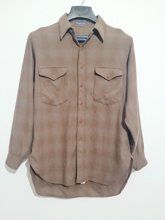 Pendleton Other - Vintage Pendleton Outdoors Man 100% Virgin Wool Shirt USA Made Brown Large